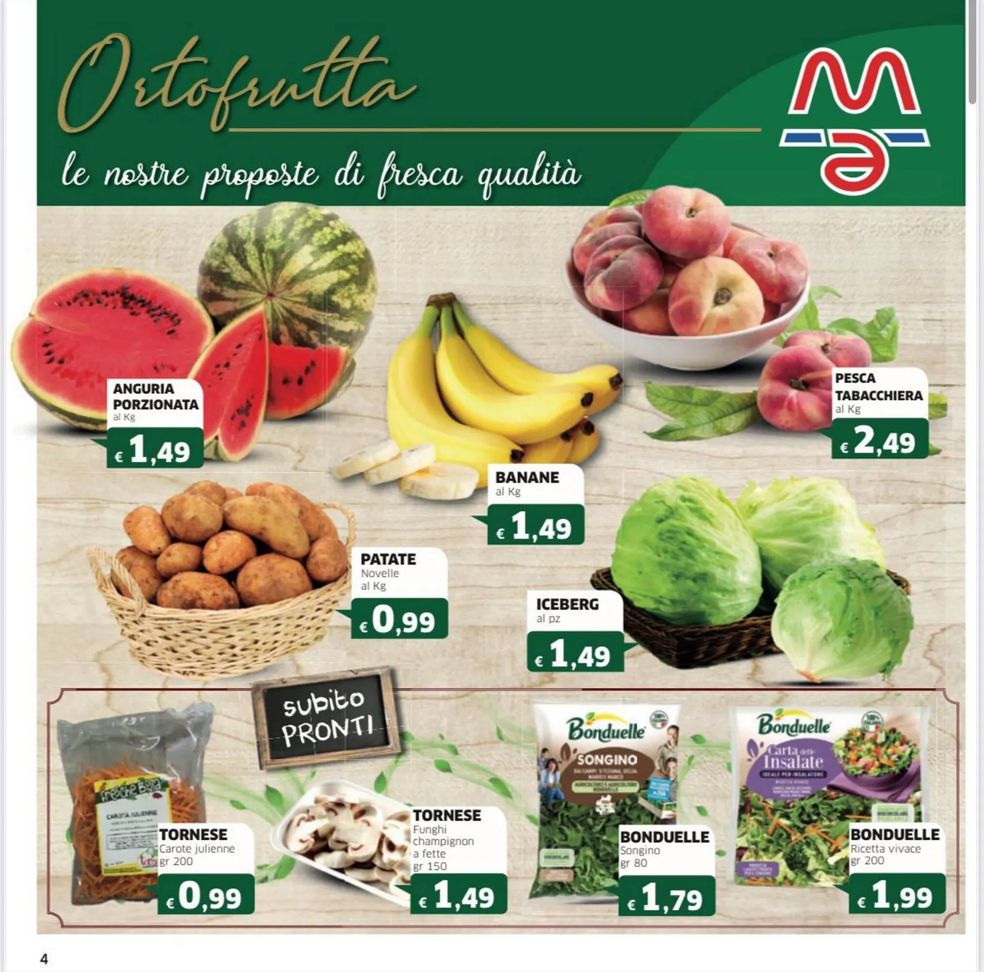 Volantino Mercati Alimentari da 17 luglio a 30 luglio di 2025 - Pagina del volantino 4