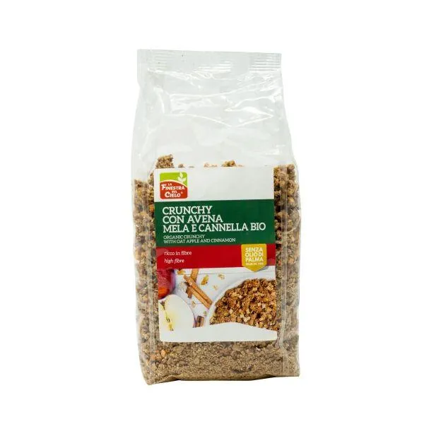Crunchy Con Avena, Mela E Cannella La Finestra Sul Cielo 375 G