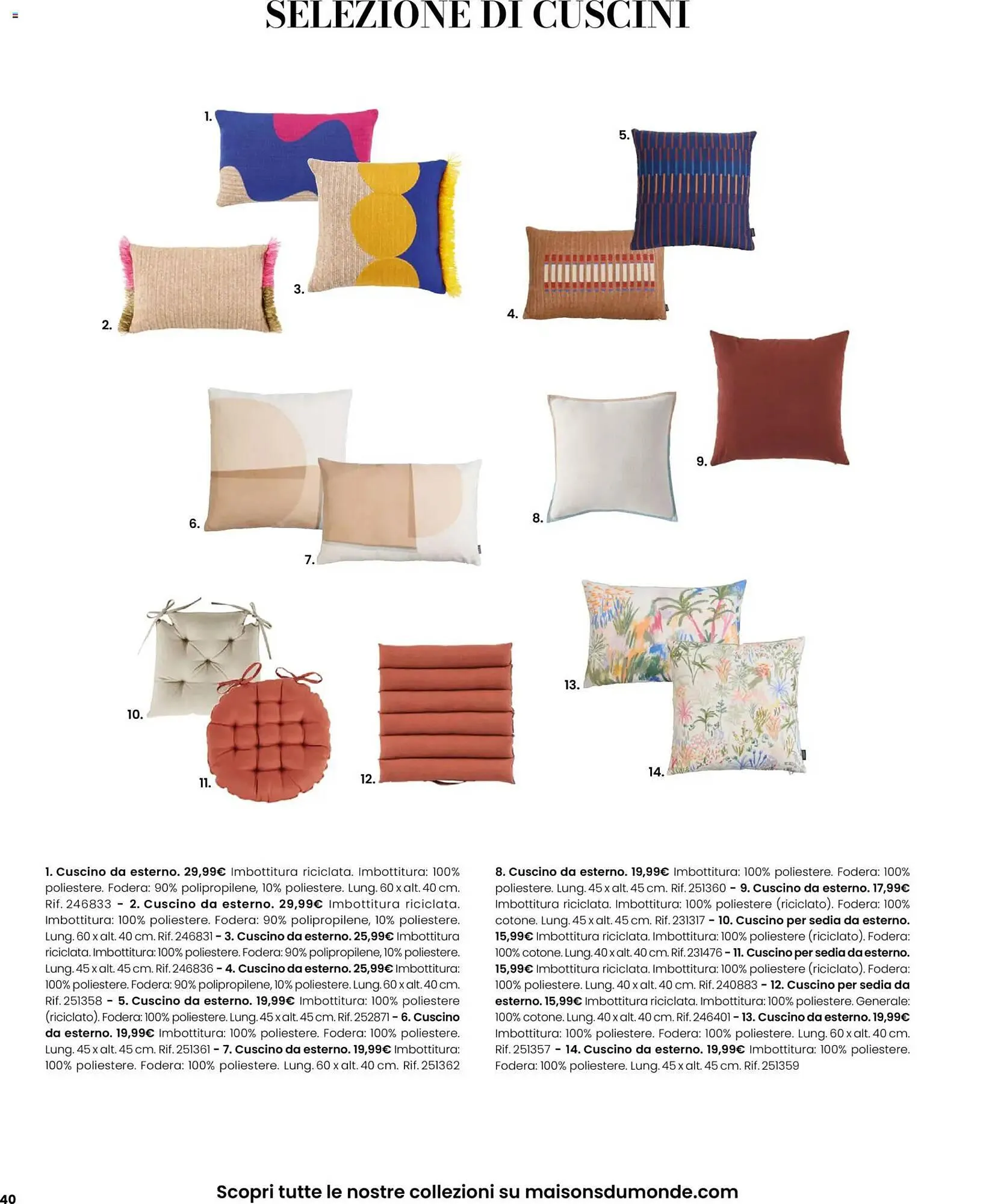 Volantino Maisons du Monde da 12 marzo a 30 settembre di 2026 - Pagina del volantino 40