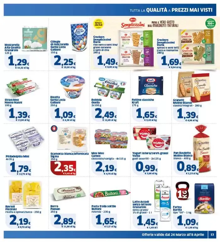 Grandi sconti da 26 marzo a 8 aprile di 2025 - Pagina del volantino 13