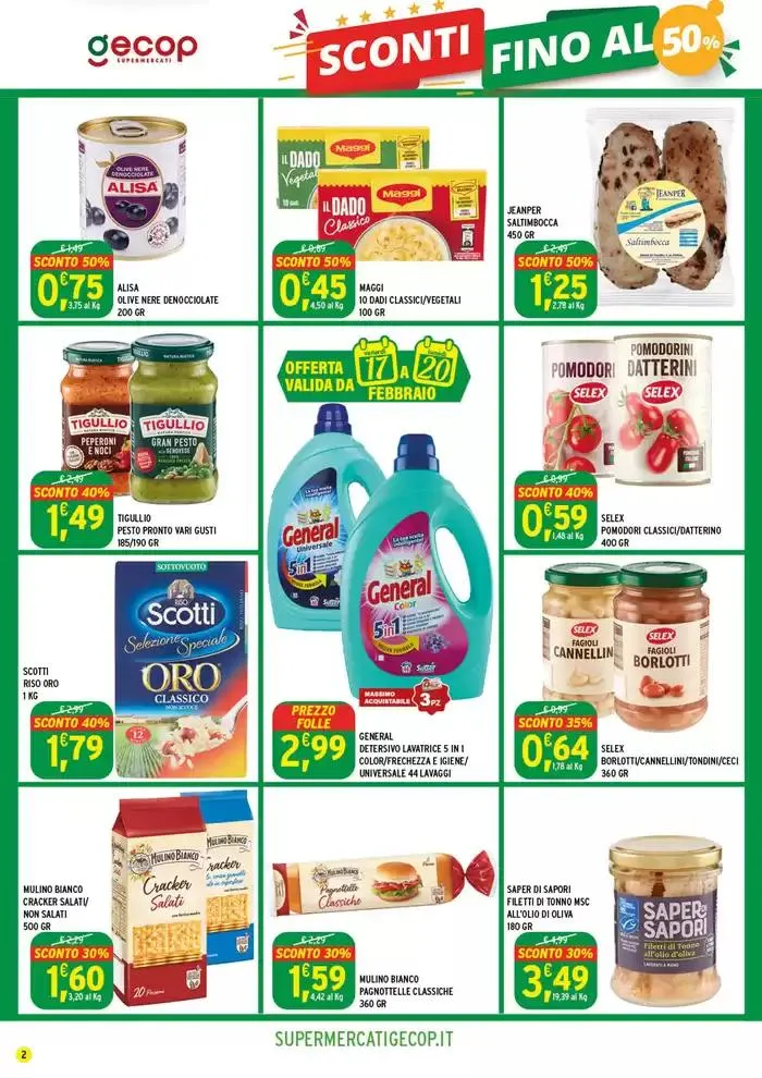 Sconti fino al 50% da 10 febbraio a 23 febbraio di 2025 - Pagina del volantino 2