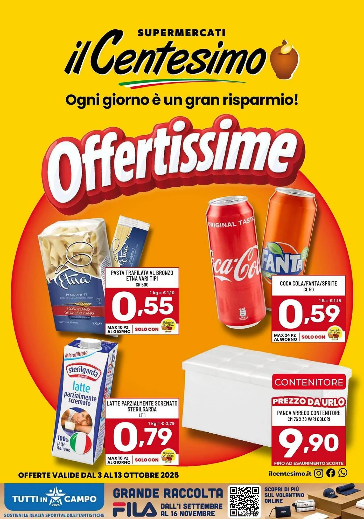 Volantino Il Centesimo da 3 ottobre a 13 ottobre di 2025 - Pagina del volantino 1