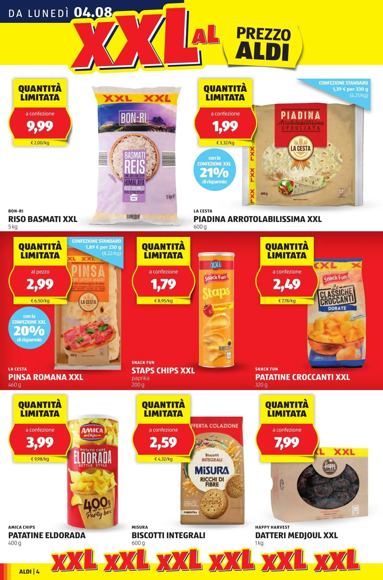 Aldi Volantino attuale da 4 agosto a 10 agosto di 2025 - Pagina del volantino 4