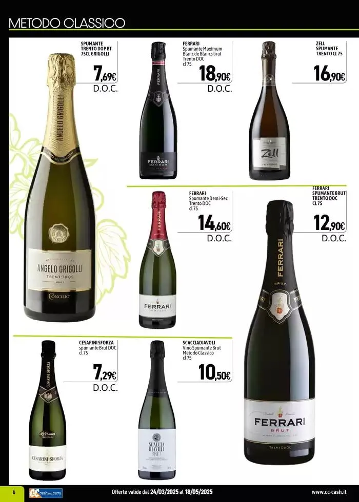 CARTA VINI da 7 aprile a 18 maggio di 2025 - Pagina del volantino 6