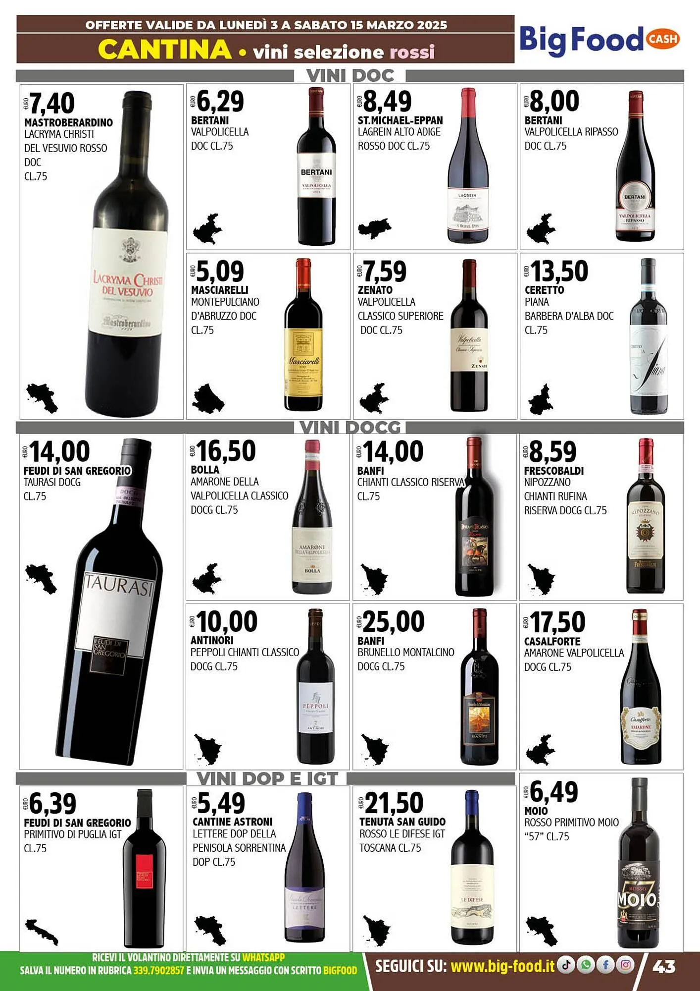 Volantino Big Food da 3 marzo a 15 marzo di 2025 - Pagina del volantino 43