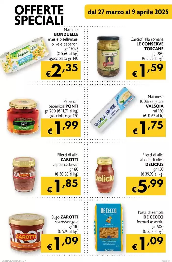 Offerte Speciali da 1 aprile a 9 aprile di 2025 - Pagina del volantino 7