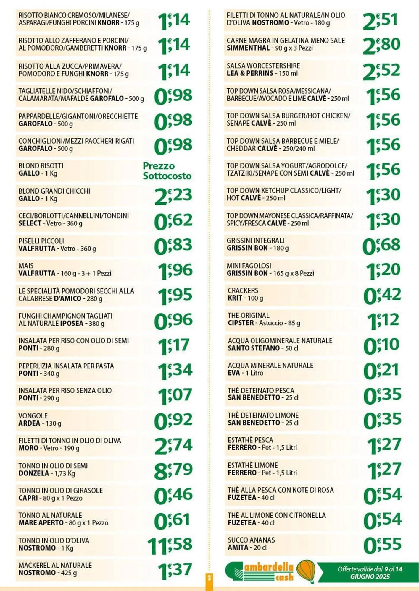 Volantino Gambardella Cash da 9 giugno a 14 giugno di 2025 - Pagina del volantino 3