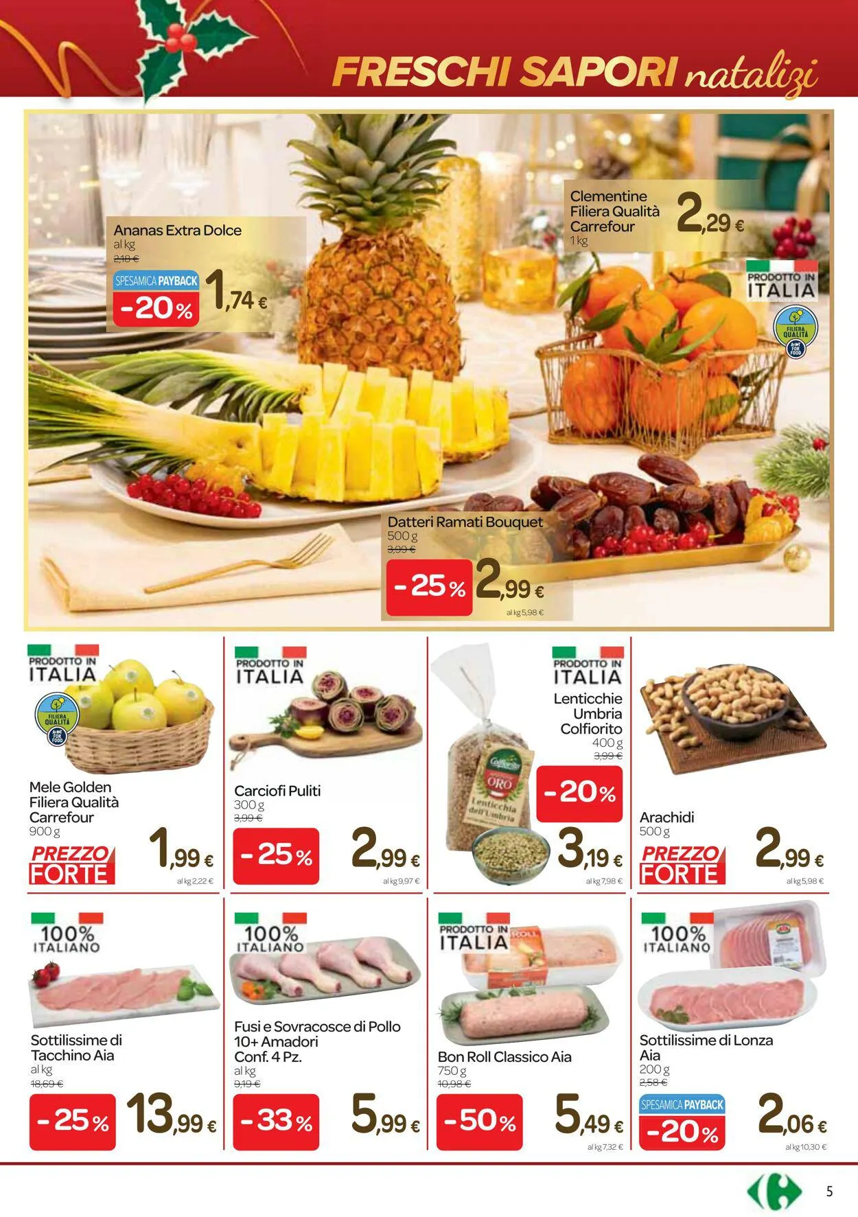 Carrefour Volantino attuale da 7 dicembre a 26 dicembre di 2023 - Pagina del volantino 5