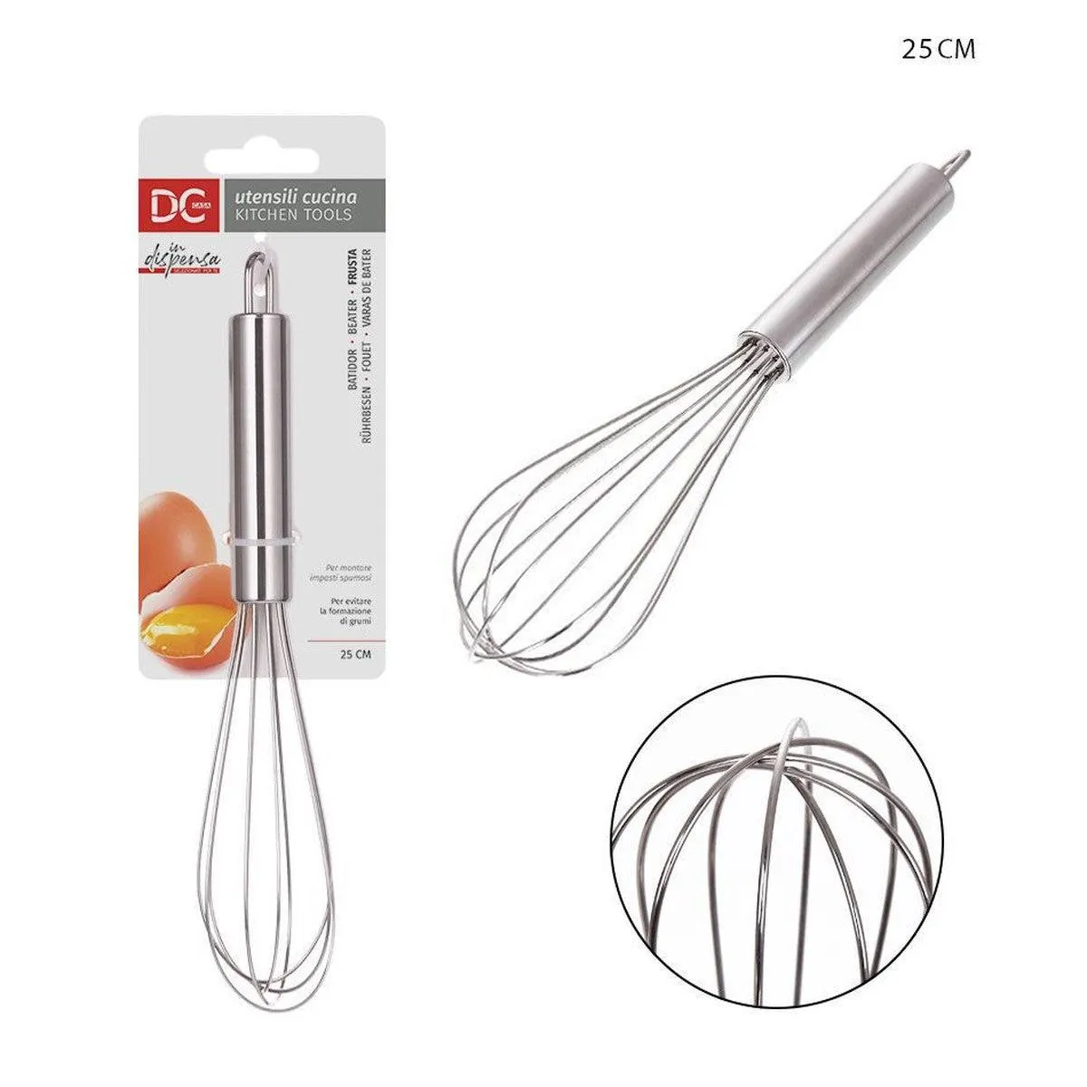 Dc - Stainless Steel Whisk 25cm