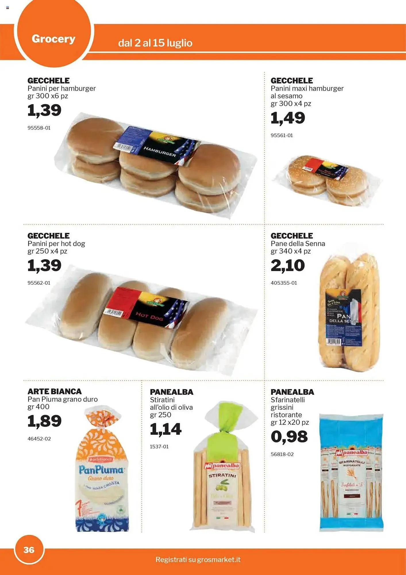 Volantino GrosMarket da 2 luglio a 15 luglio di 2025 - Pagina del volantino 36