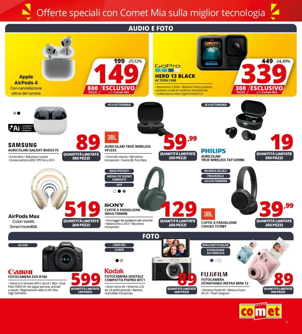 Comet Volantino attuale da 9 ottobre a 22 ottobre di 2025 - Pagina del volantino 7