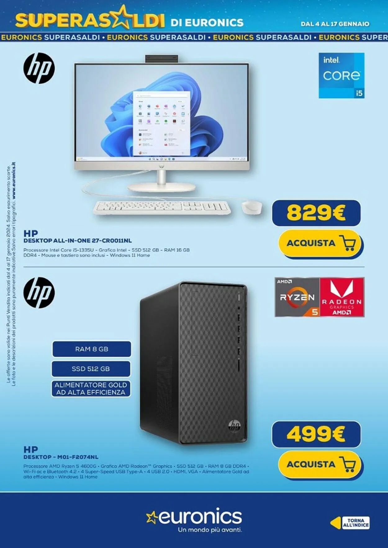 Euronics Volantino attuale da 4 gennaio a 17 gennaio di 2024 - Pagina del volantino 12