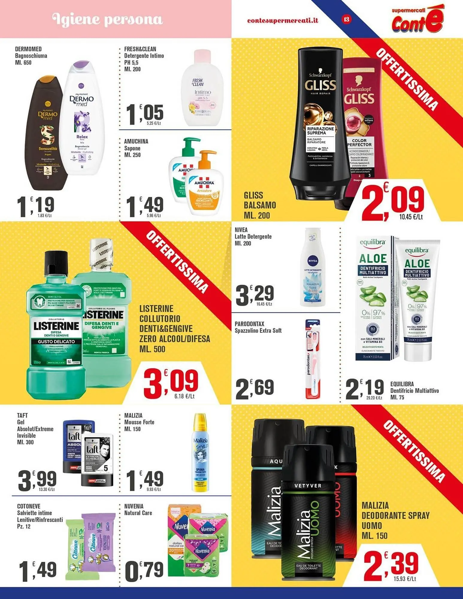 Volantino Conté Supermercati da 19 maggio a 28 maggio di 2025 - Pagina del volantino 13
