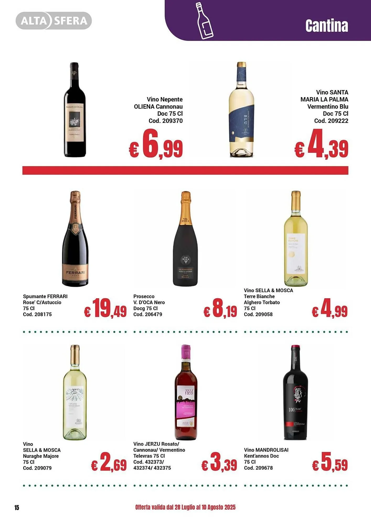 Volantino Centro Cash da 28 luglio a 10 agosto di 2025 - Pagina del volantino 15