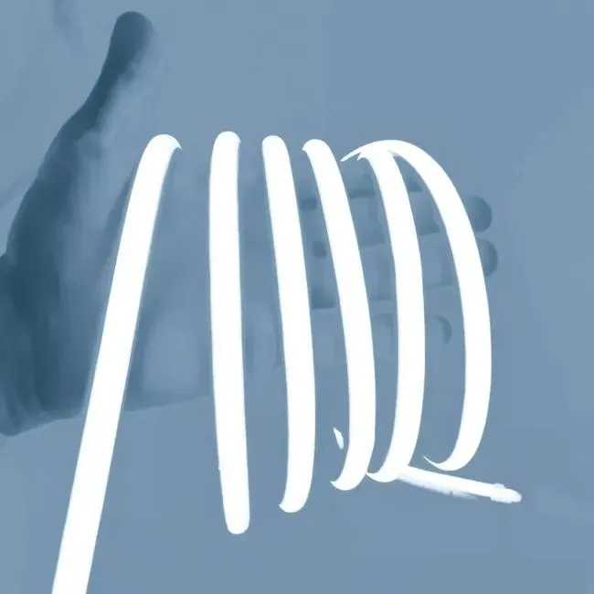 Striscia LED COB 220V IP65 SMD 1616 Flessibile adesiva effetto NEON Interno Esterno 12W/M 1200LM/M Tagliabile 50CM 10MM x 7MM Bianco Freddo 15MT