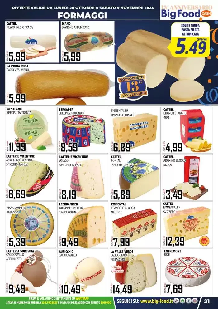 Festeggiamo il nostro 13 anniversario da 28 ottobre a 9 novembre di 2024 - Pagina del volantino 21