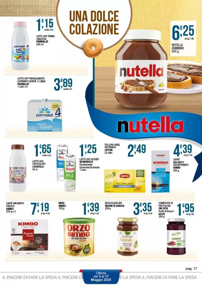 Convenienza per passione da 5 maggio a 17 maggio di 2025 - Pagina del volantino 17
