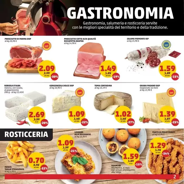 Nuovi reparti macelleria e gastronomia da 3 aprile a 9 aprile di 2025 - Pagina del volantino 2