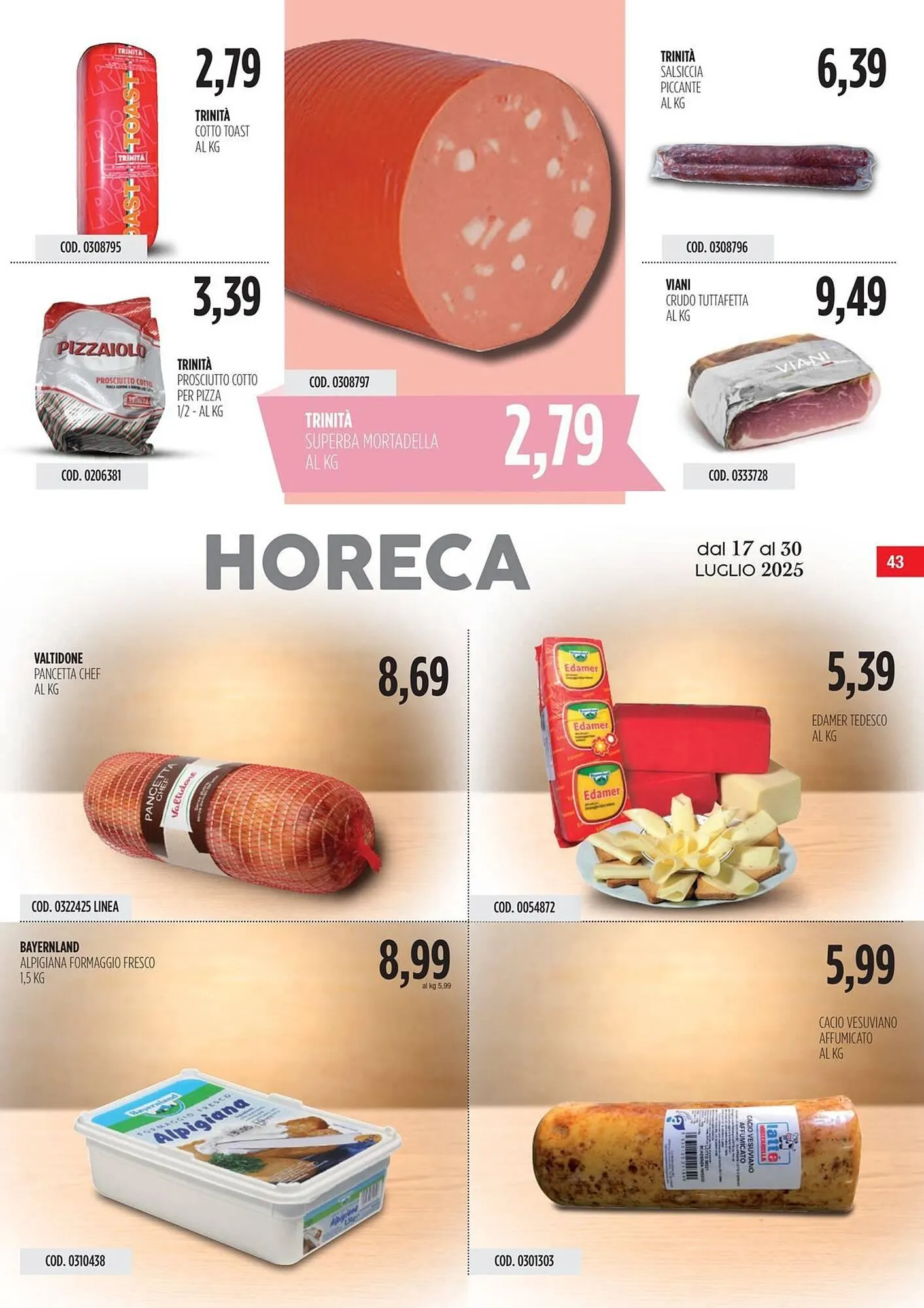 Volantino Carico Cash & Carry da 17 luglio a 30 luglio di 2025 - Pagina del volantino 43