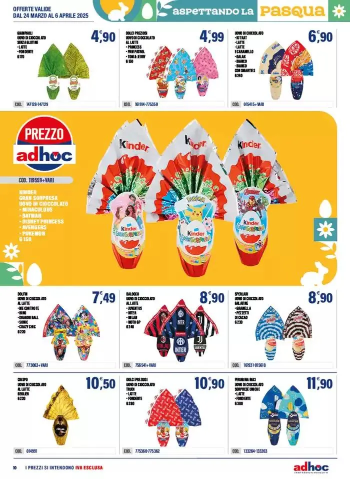 Aspettando pasqua da 24 marzo a 6 aprile di 2025 - Pagina del volantino 10