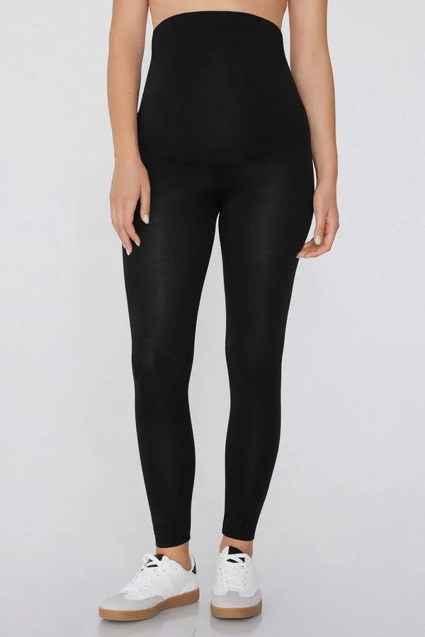 Leggings in Cotone Elasticizzato Maternity