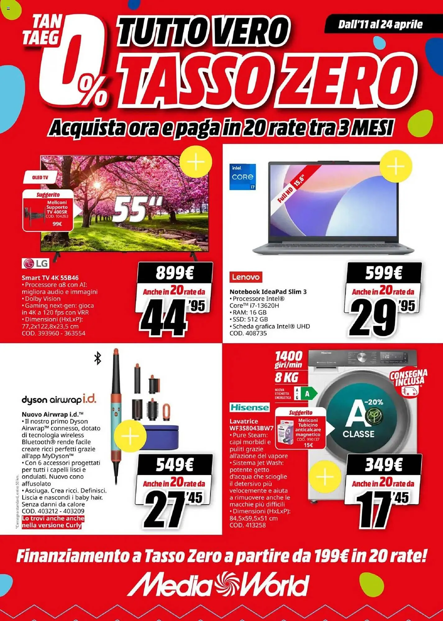 Volantino MediaWorld da 11 aprile a 24 aprile di 2025 - Pagina del volantino 1