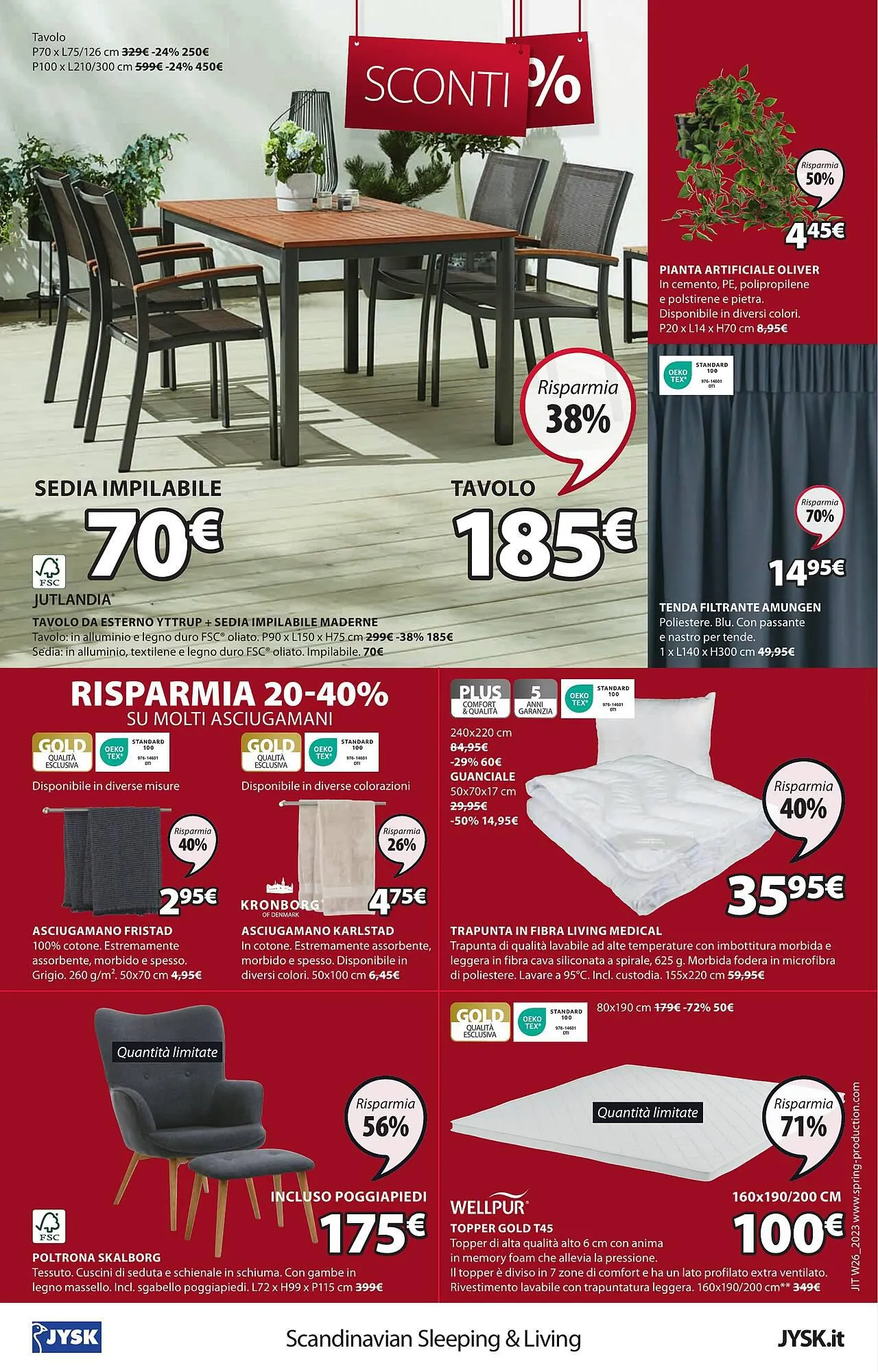 Volantino JYSK da 1 luglio a 9 agosto di 2023 - Pagina del volantino 17