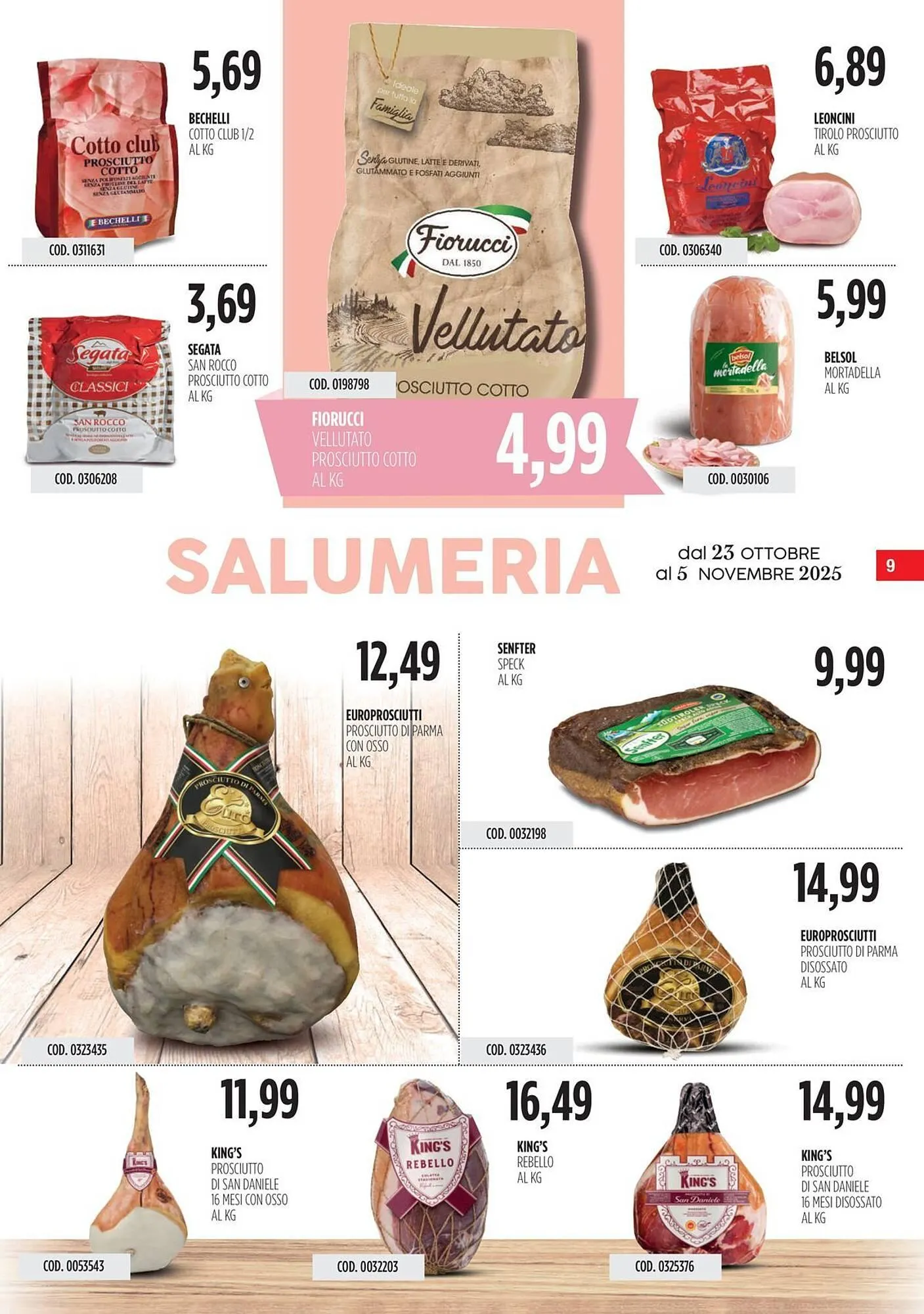 Volantino Carico Cash & Carry da 23 ottobre a 5 novembre di 2025 - Pagina del volantino 9