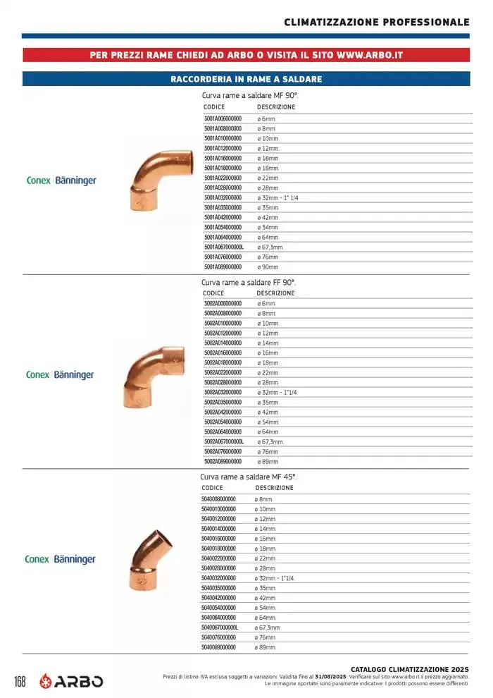 Catalogo Climatizzazione 2025 da 1 gennaio a 31 dicembre di 2025 - Pagina del volantino 158