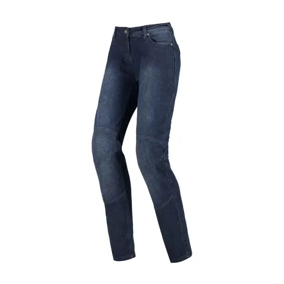 Pantaloni moto da donna Detroit Blu notte