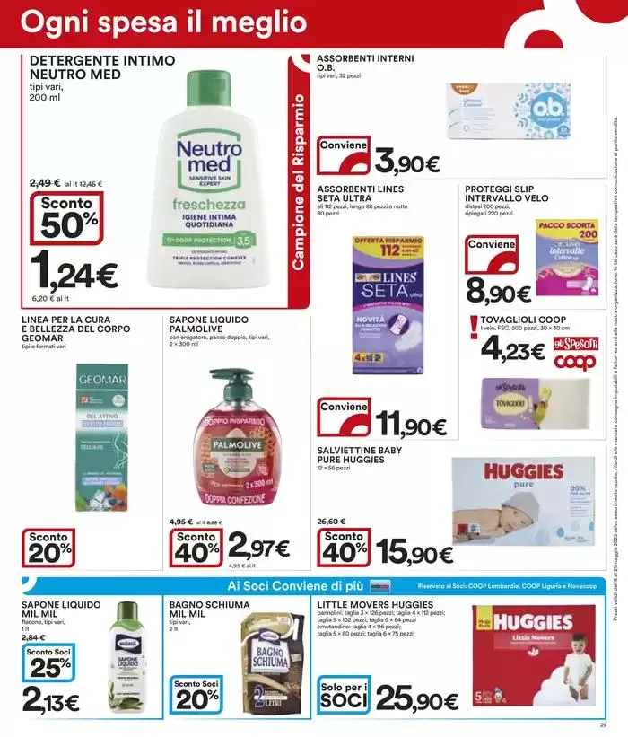Grandi marche 30% 40% 50% da 8 maggio a 21 maggio di 2025 - Pagina del volantino 29