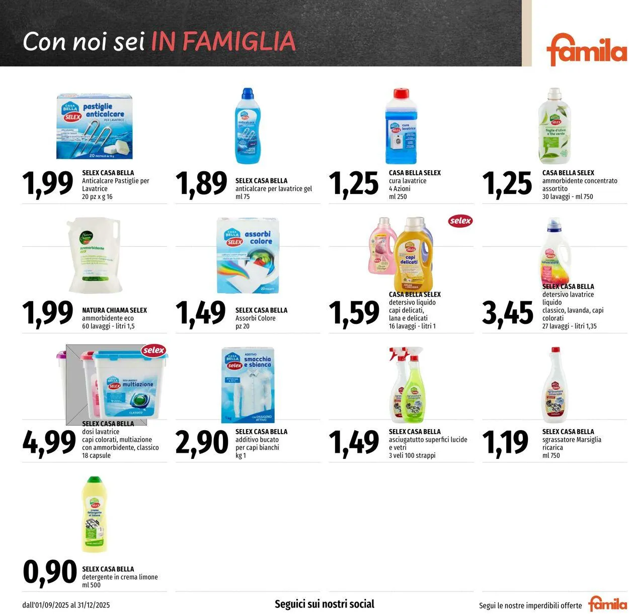 Famila Volantino attuale da 1 settembre a 31 dicembre di 2025 - Pagina del volantino 19