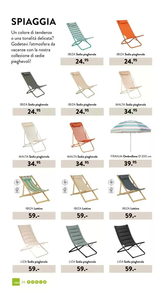 Collezione giardino 2025 da 3 marzo a 30 settembre di 2025 - Pagina del volantino 34