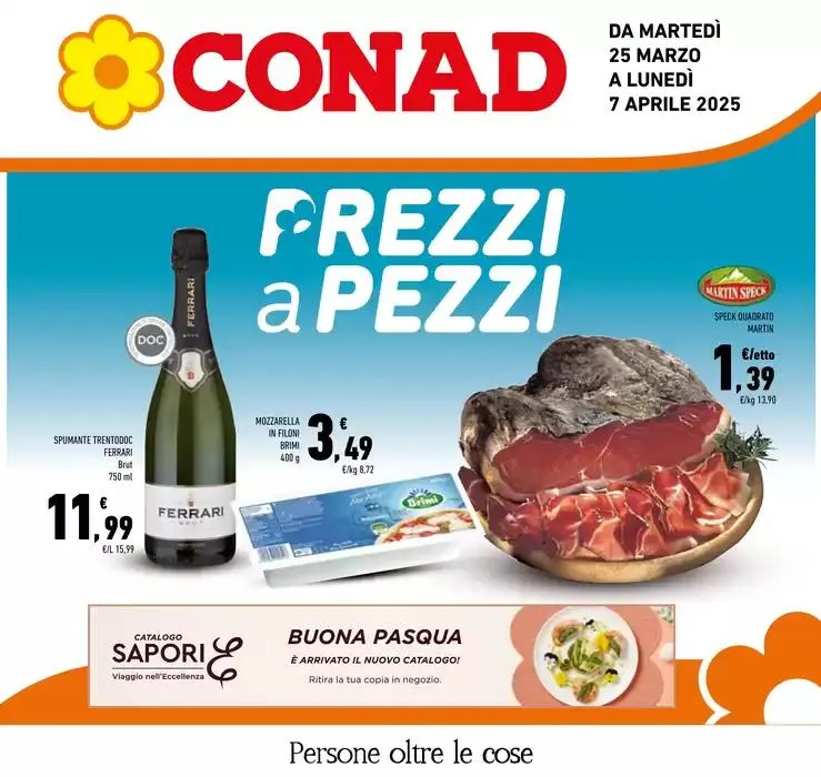 Prezzi a pezzi da 25 marzo a 7 aprile di 2025 - Pagina del volantino 1
