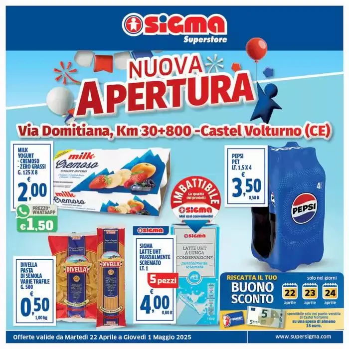 Nuova apertura da 22 aprile a 1 maggio di 2025 - Pagina del volantino 1