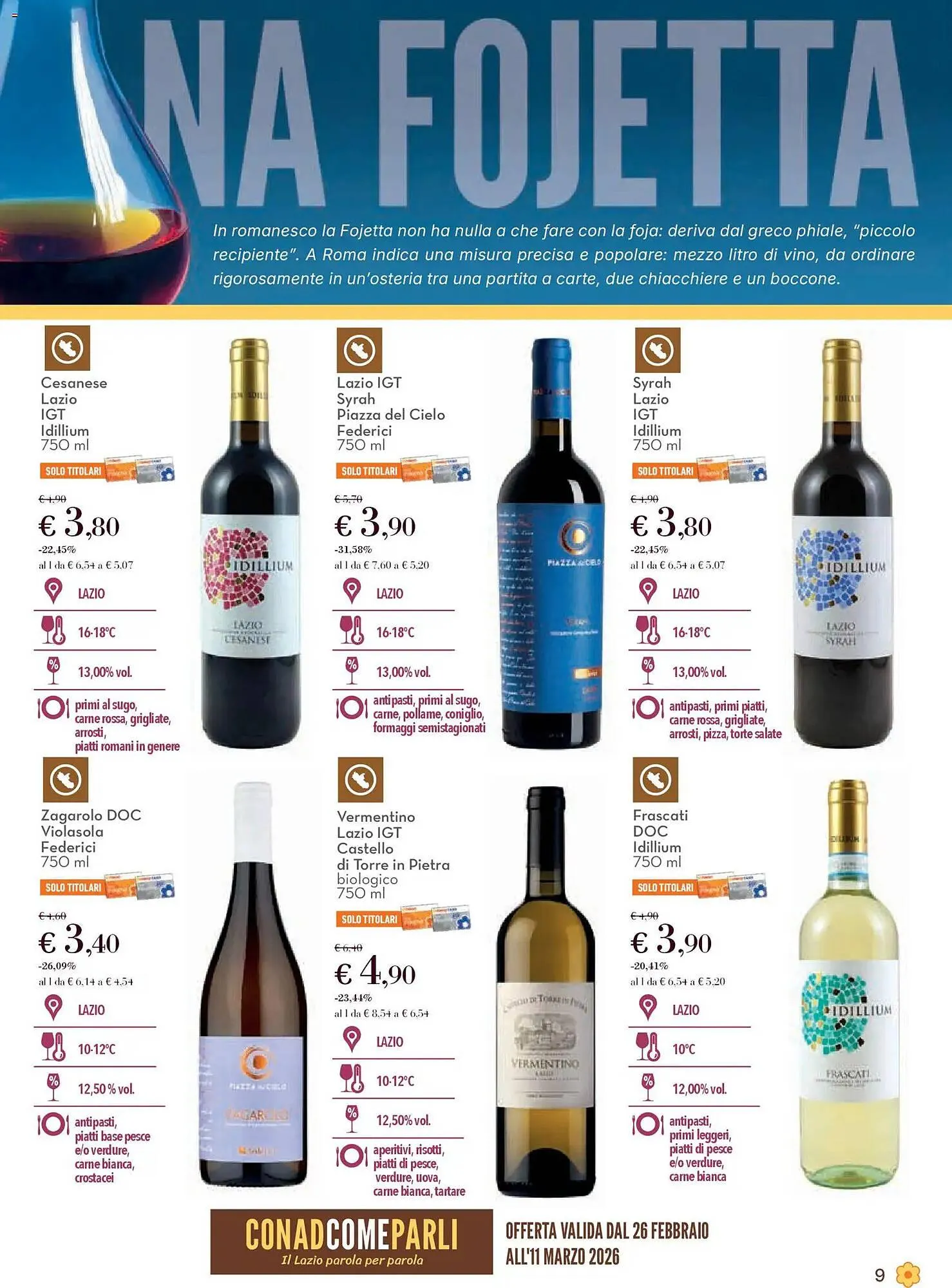 Volantino Conad da 26 febbraio a 11 marzo di 2026 - Pagina del volantino 9