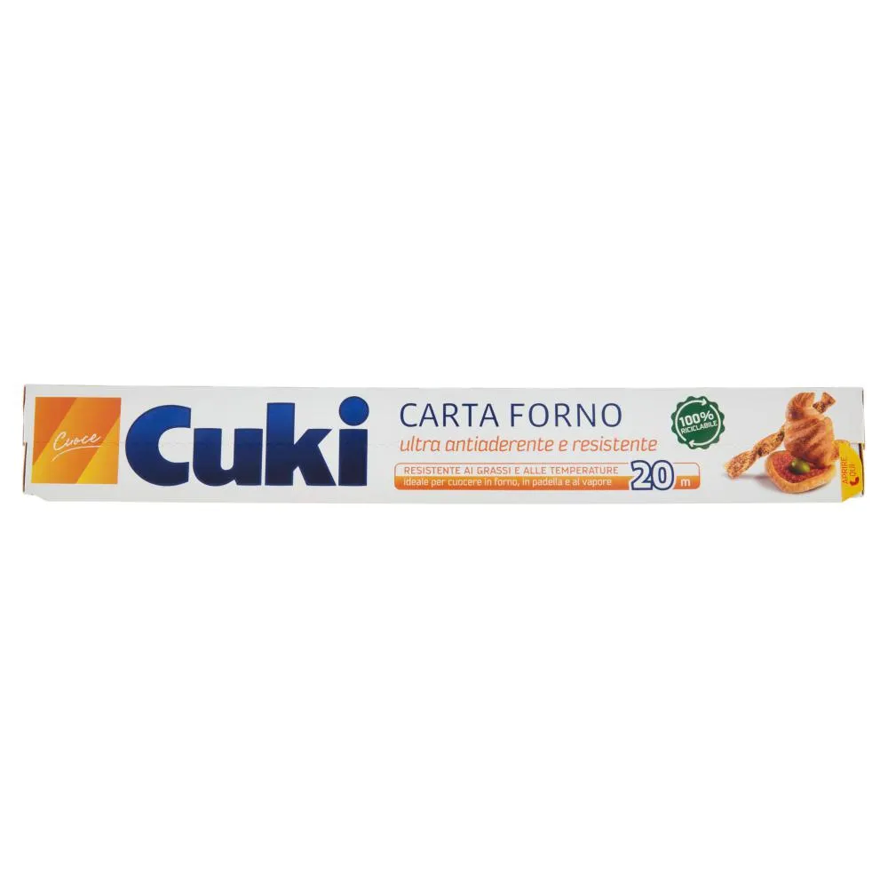 Cuki Cuoce Carta Forno ultra antiaderente e resistente 20 m