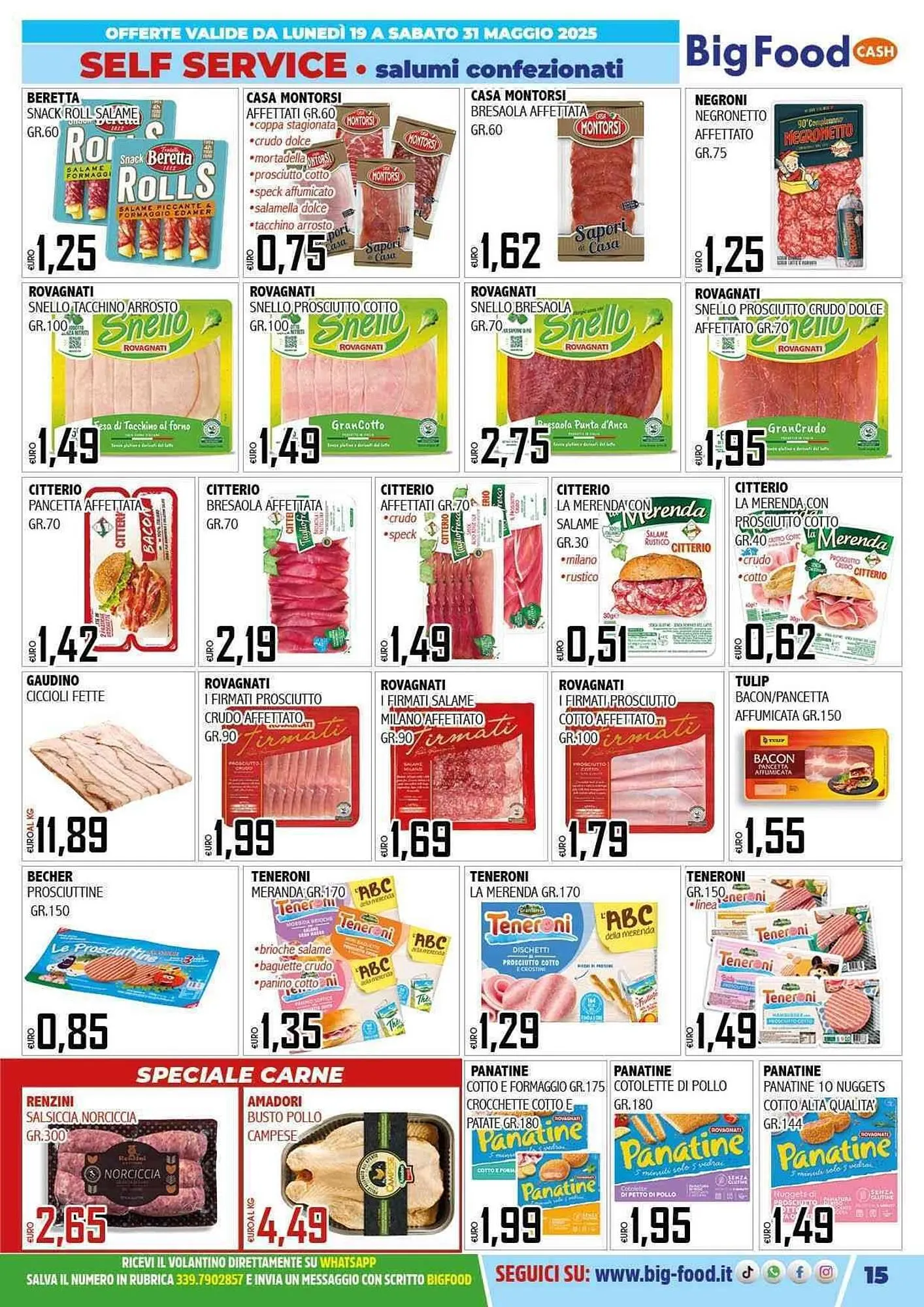 Volantino Big Food da 19 maggio a 31 maggio di 2025 - Pagina del volantino 15