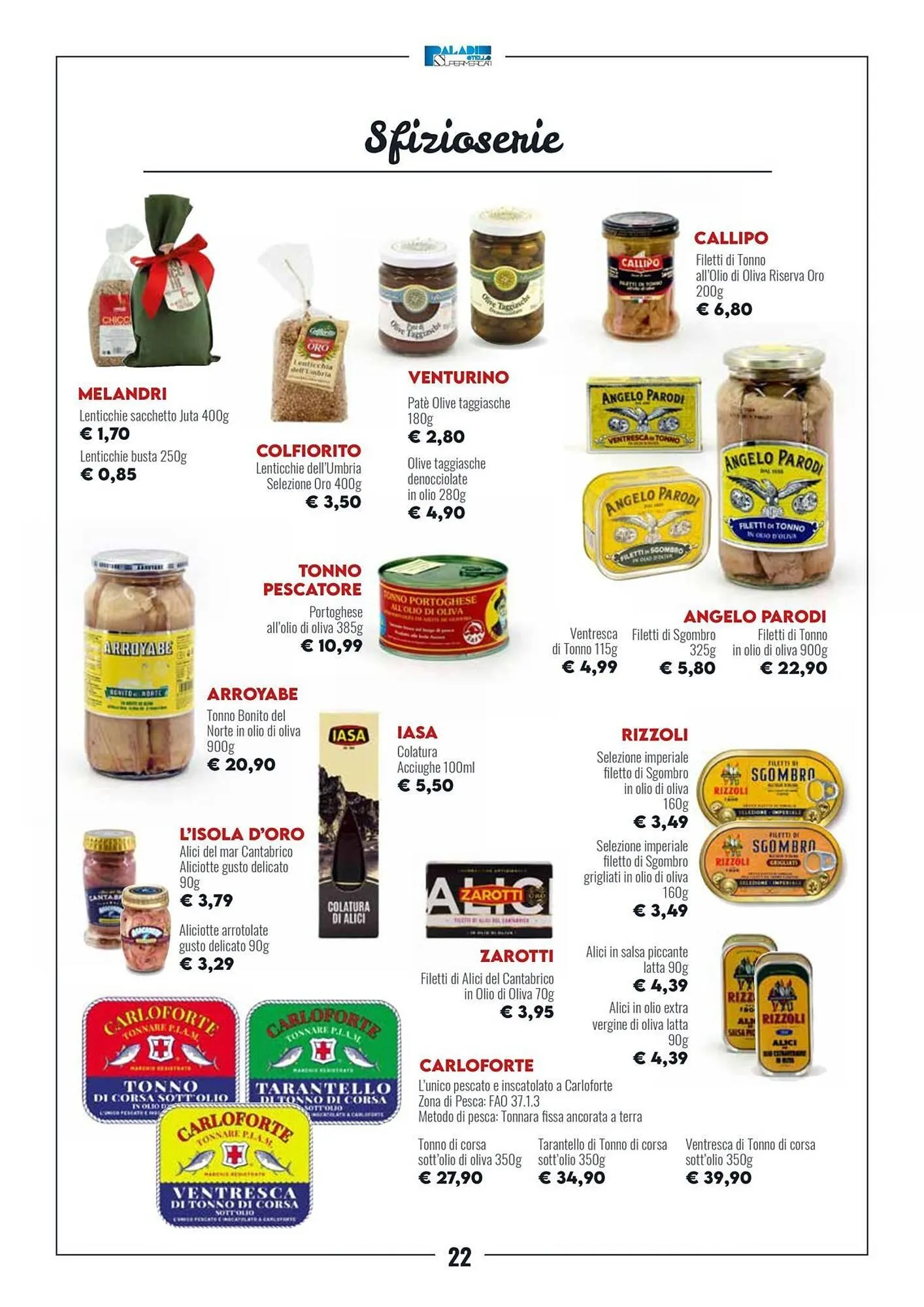 Volantino Paladini Otello Supermercato da 1 dicembre a 31 dicembre di 2025 - Pagina del volantino 22
