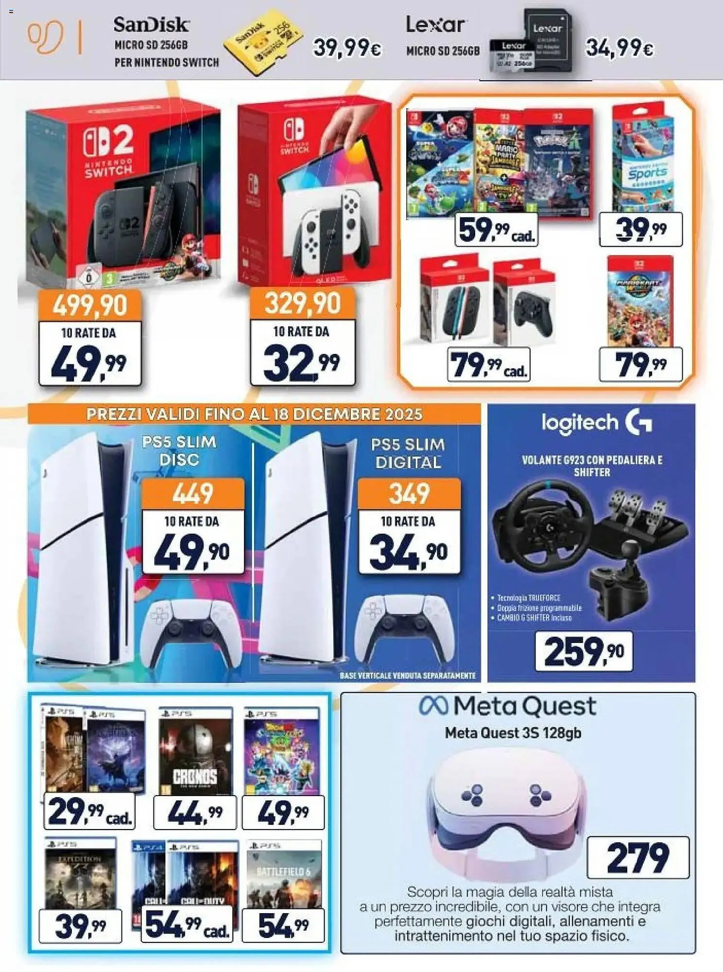 Volantino Unieuro da 15 dicembre a 24 dicembre di 2025 - Pagina del volantino 18