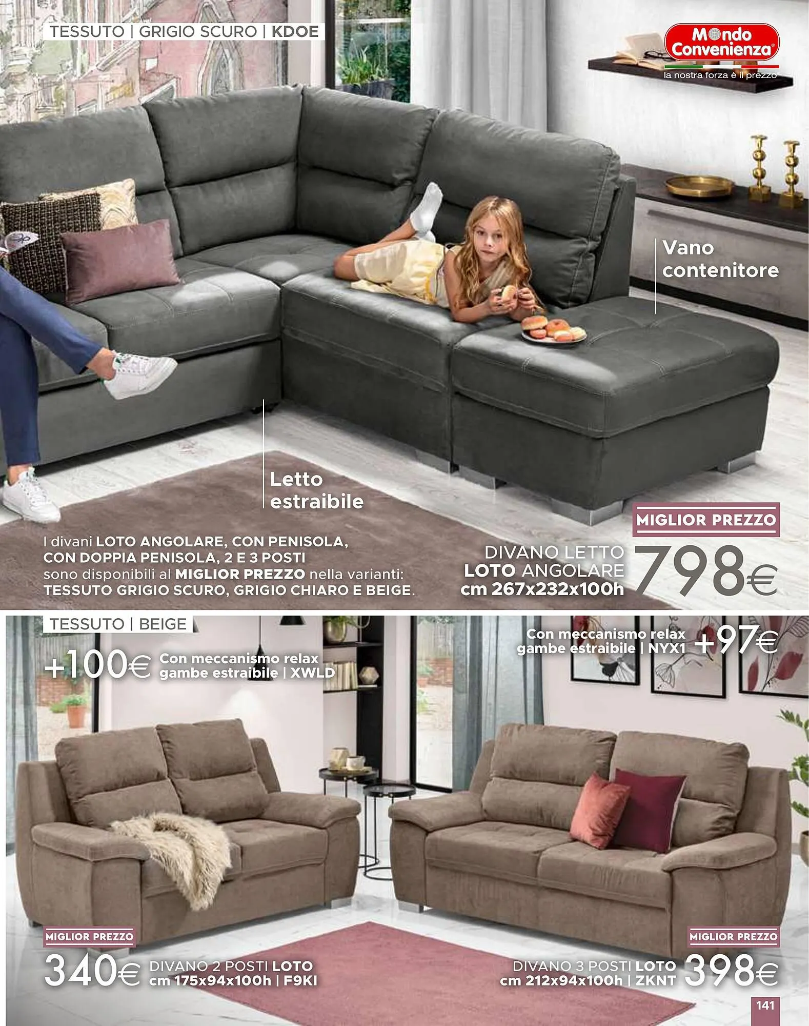 Volantino Mondo Convenienza da 1 aprile a 1 settembre di 2024 - Pagina del volantino 141