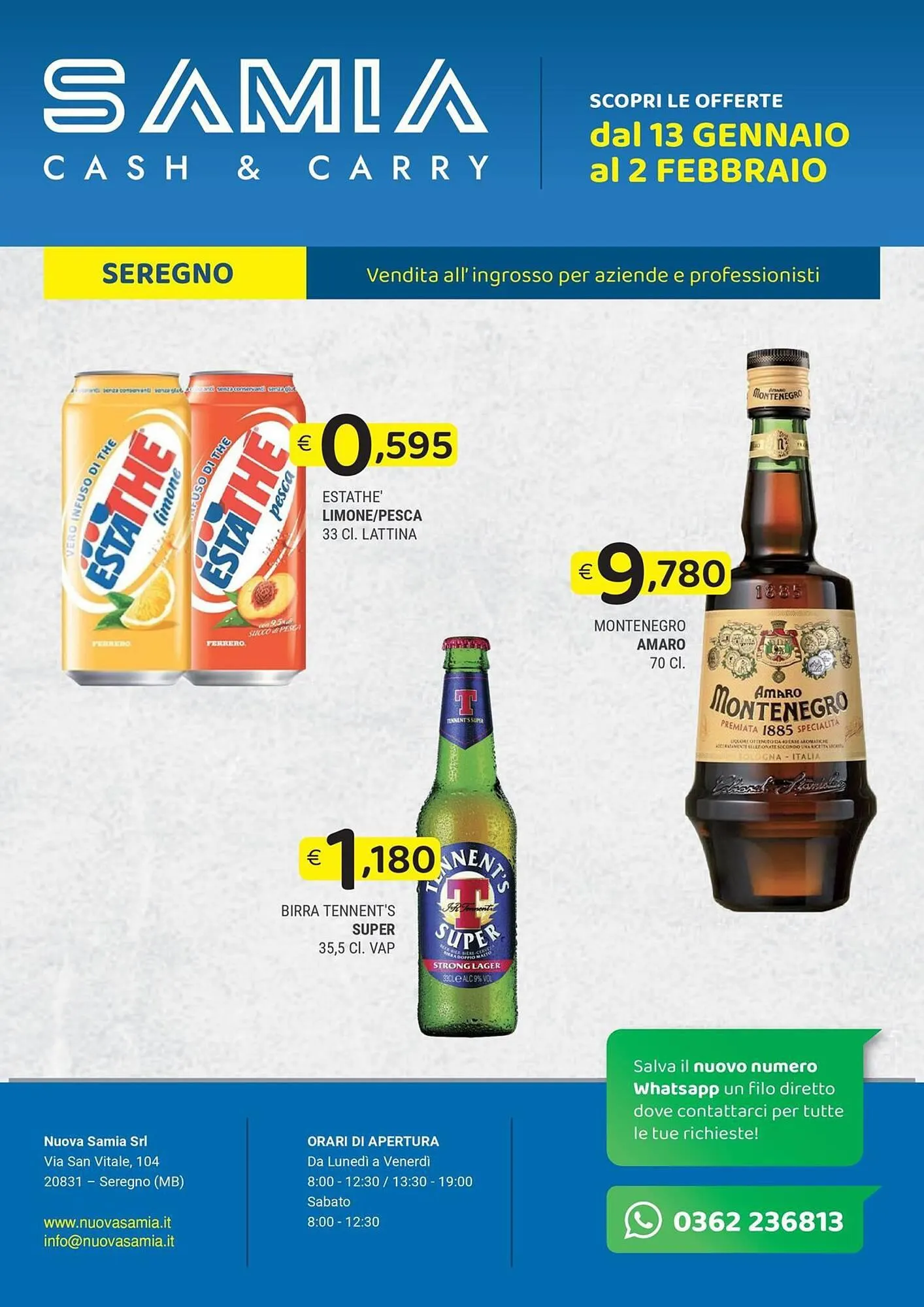Volantino Samia Cash and Carry da 15 gennaio a 2 febbraio di 2024 - Pagina del volantino 