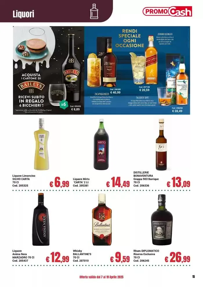 Promo cash da 7 aprile a 19 aprile di 2025 - Pagina del volantino 15