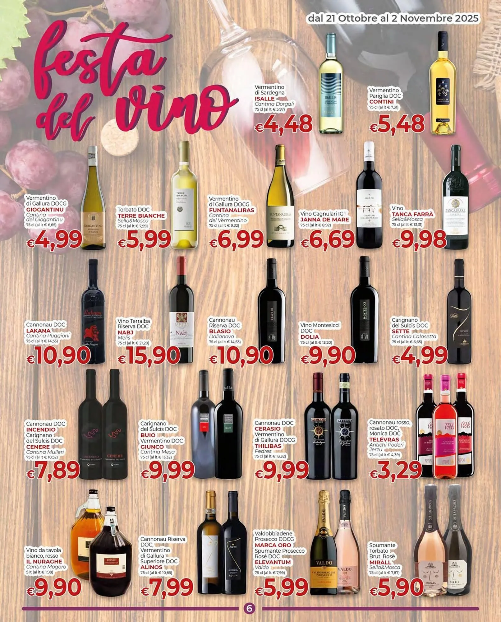 Volantino Supermercati Nonna Isa da 23 ottobre a 2 novembre di 2025 - Pagina del volantino 6