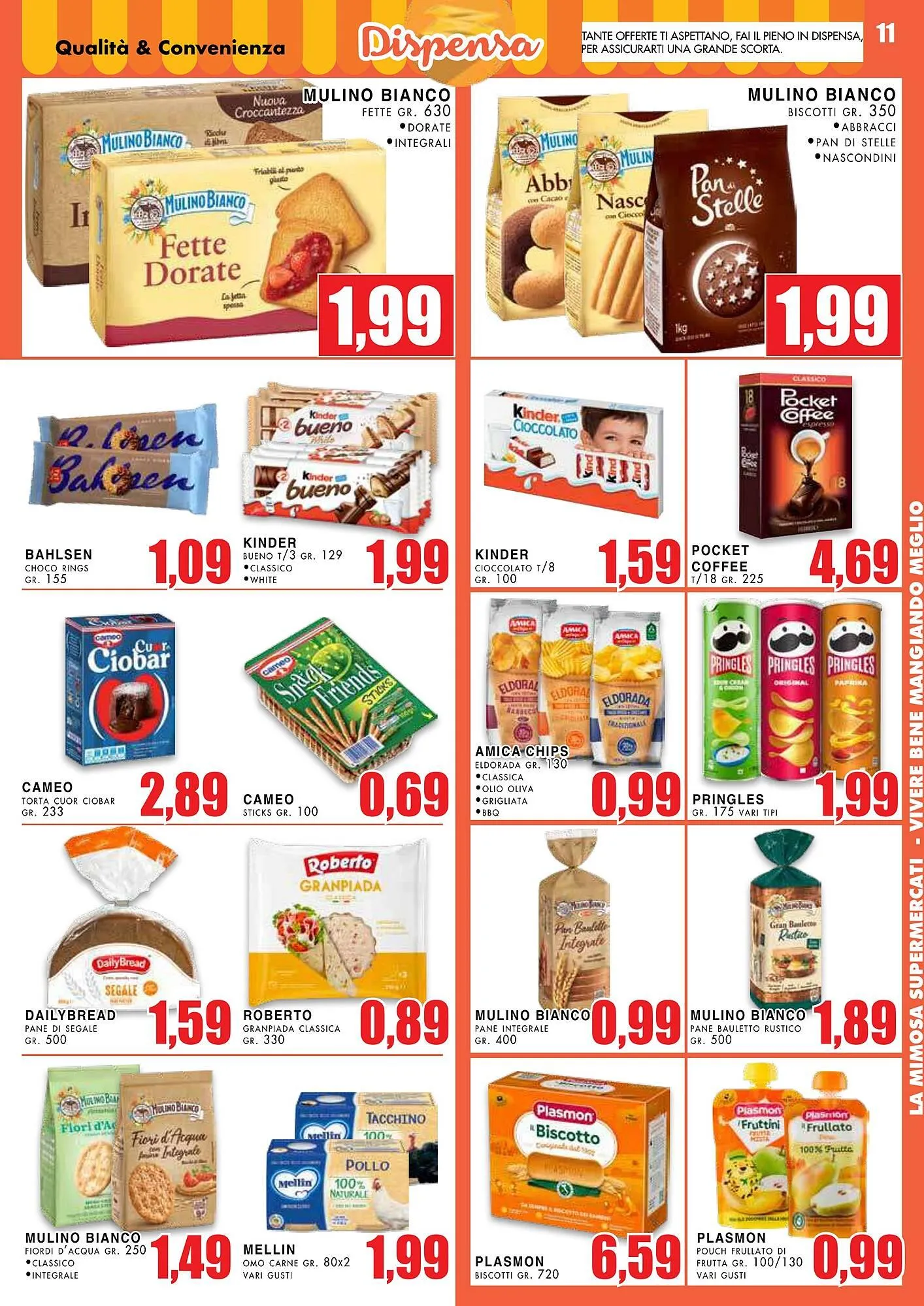 Volantino La Mimosa Supermercati da 3 novembre a 16 novembre di 2025 - Pagina del volantino 11