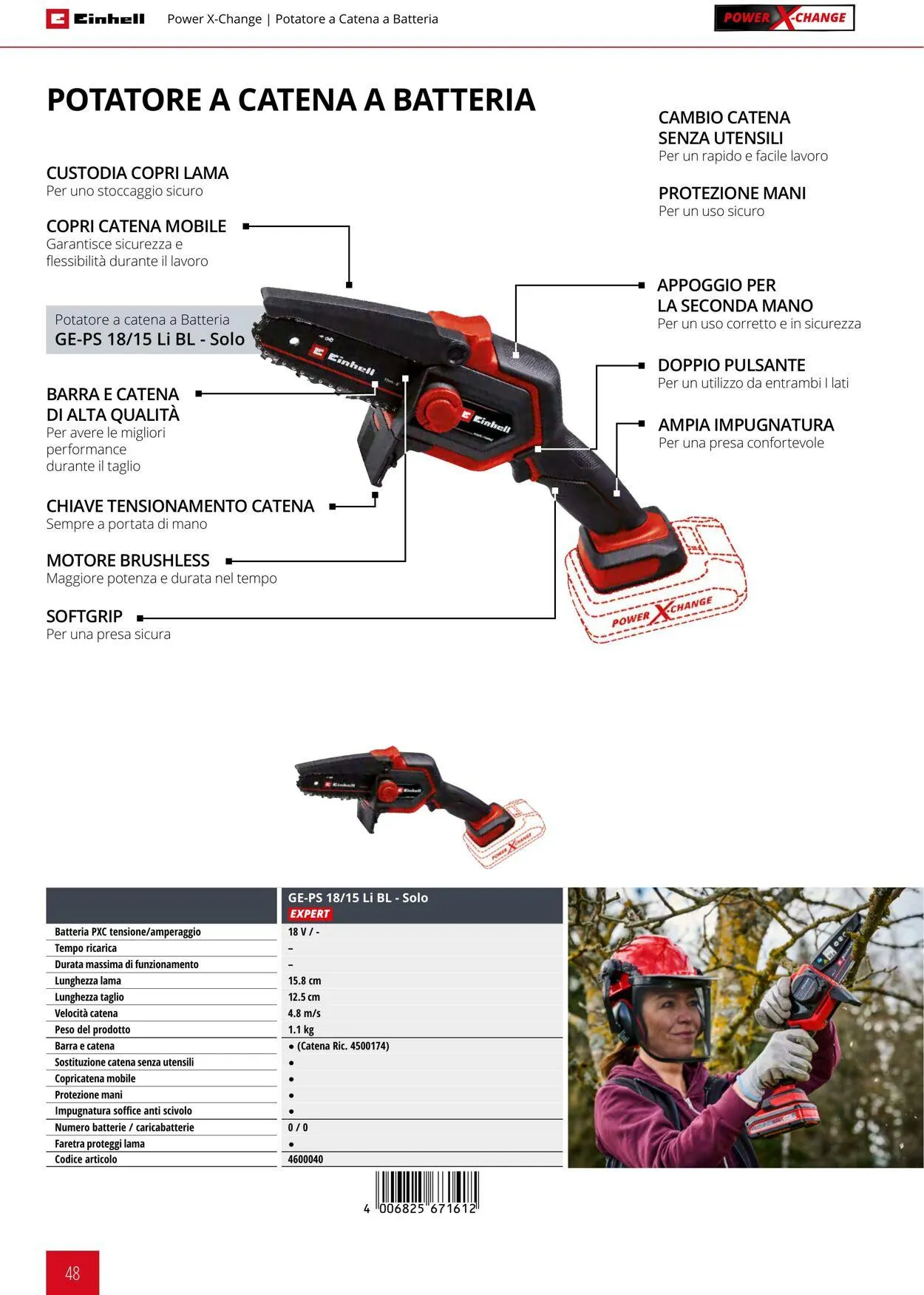 Einhell da 17 giugno a 17 settembre di 2025 - Pagina del volantino 48