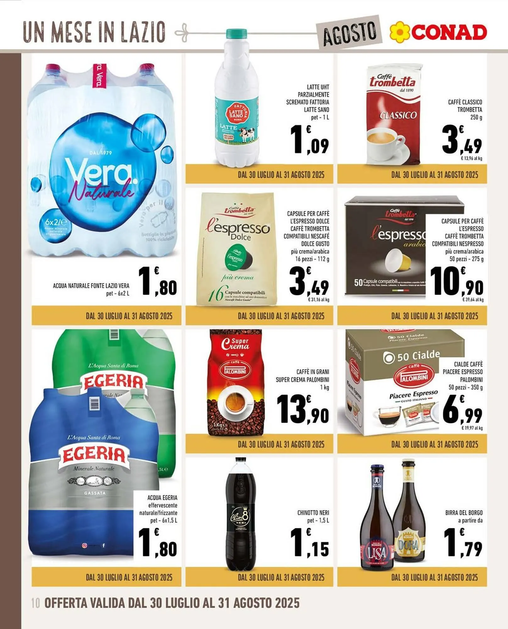Volantino Conad da 30 luglio a 31 agosto di 2025 - Pagina del volantino 10