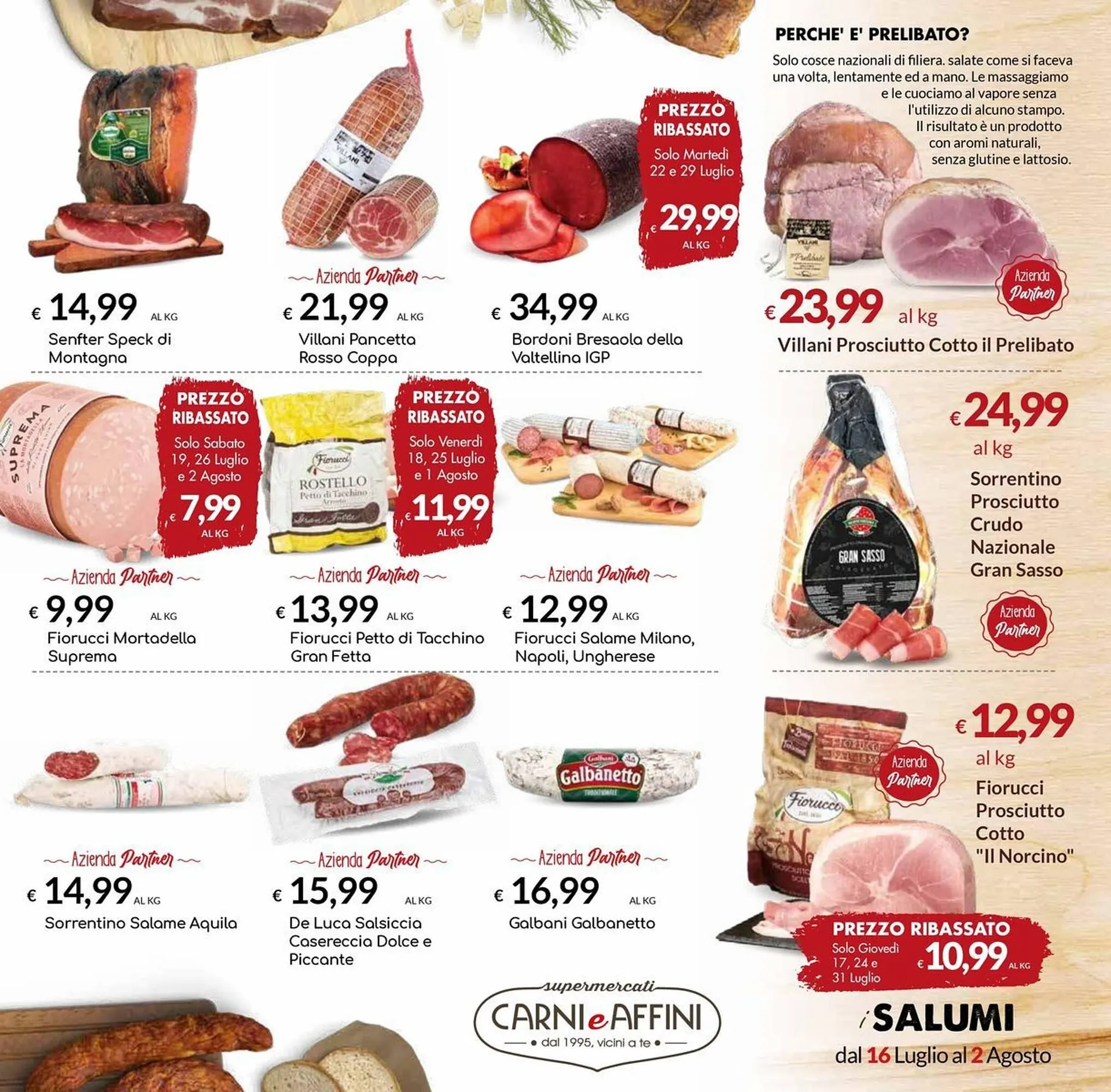 Volantino Carni e Affini Supermercati da 16 luglio a 2 agosto di 2025 - Pagina del volantino 5