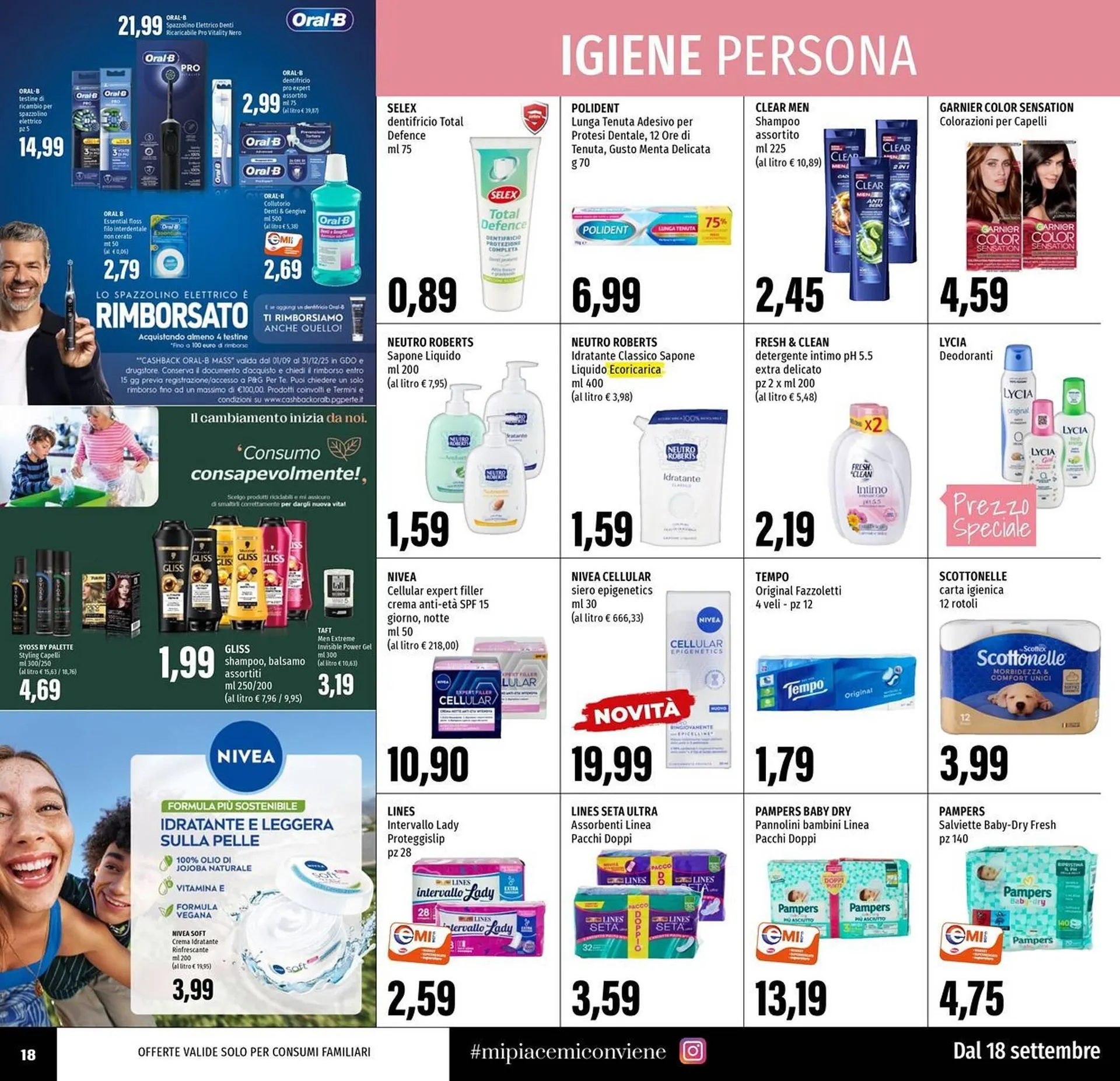 Volantino Emi Supermercati da 18 settembre a 1 ottobre di 2025 - Pagina del volantino 18