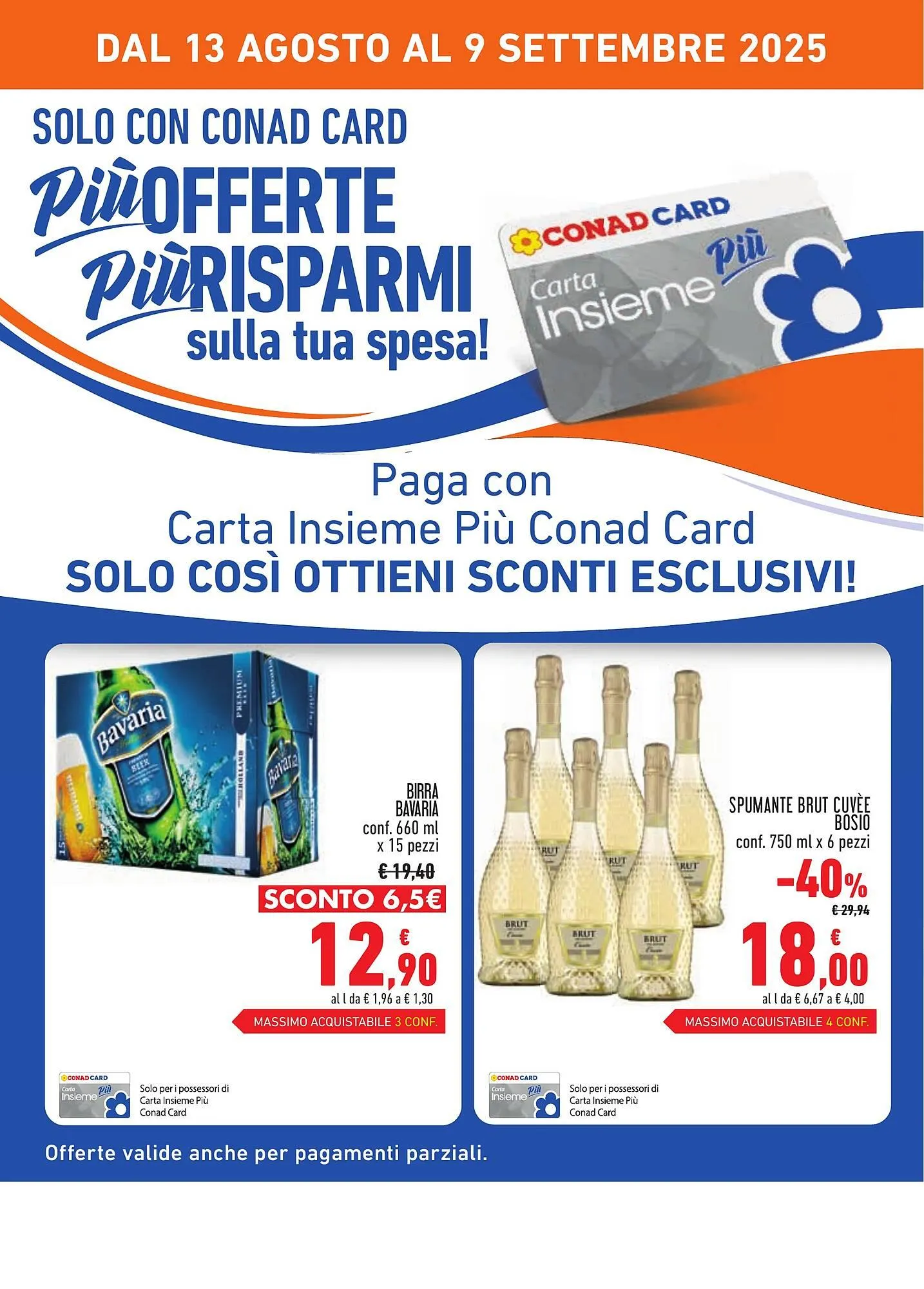 Volantino Conad da 13 agosto a 9 settembre di 2025 - Pagina del volantino 2
